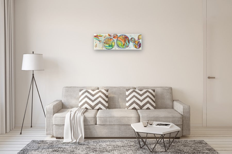 Chasing Rainbows by Cynthia Ligeros |  In Room View of Artwork 