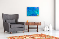 Original art for sale at UGallery.com | Ease by Robin Okun | $800 | acrylic painting | 18' h x 24' w | thumbnail 5