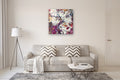 Original art for sale at UGallery.com | Lotus Tree by Sheila Grabarsky | $2,750 | acrylic painting | 36' h x 36' w | thumbnail 5