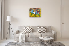 Original art for sale at UGallery.com | House on Old Ocean Street by Robert Hofherr | $1,025 | acrylic painting | 22' h x 28' w | thumbnail 5