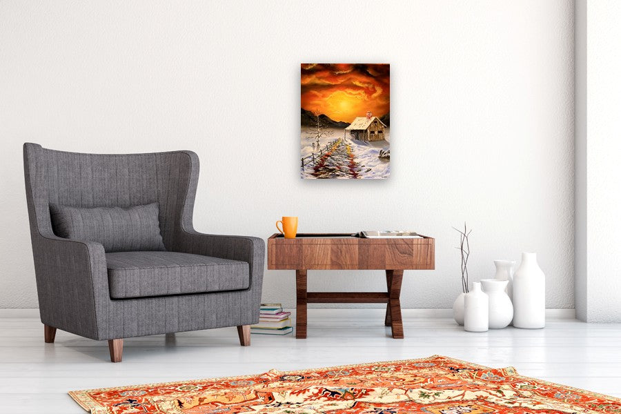 Between Fire and Ice by Art Clark |  In Room View of Artwork 