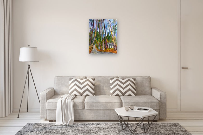 The Road Less Traveled by Robert Hofherr |  In Room View of Artwork 