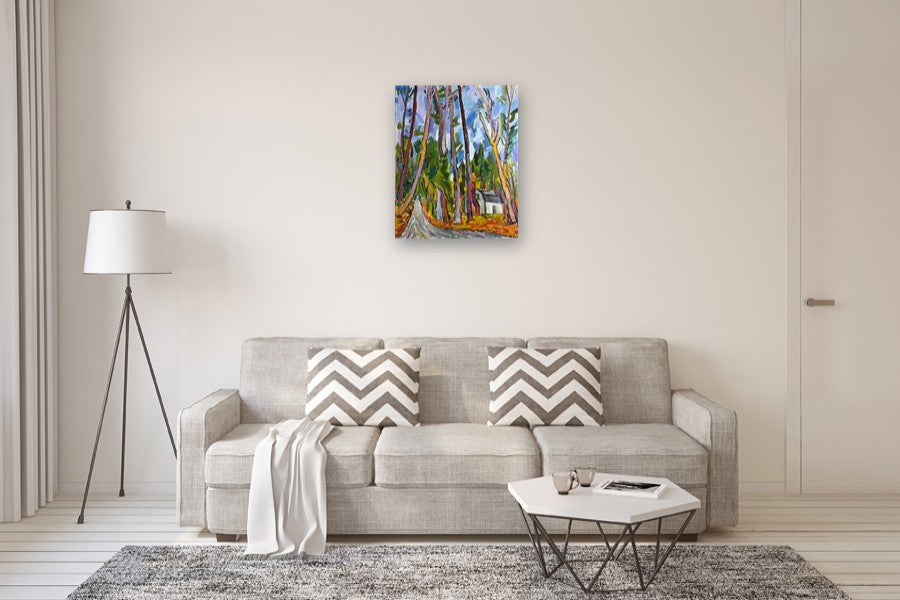 The Road Less Traveled by Robert Hofherr |  In Room View of Artwork 
