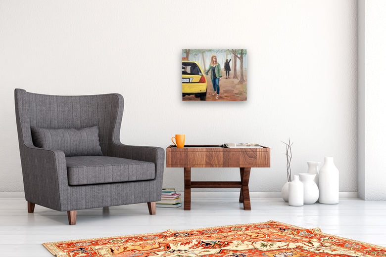 In the Clearing by Michael Wedge |  In Room View of Artwork 