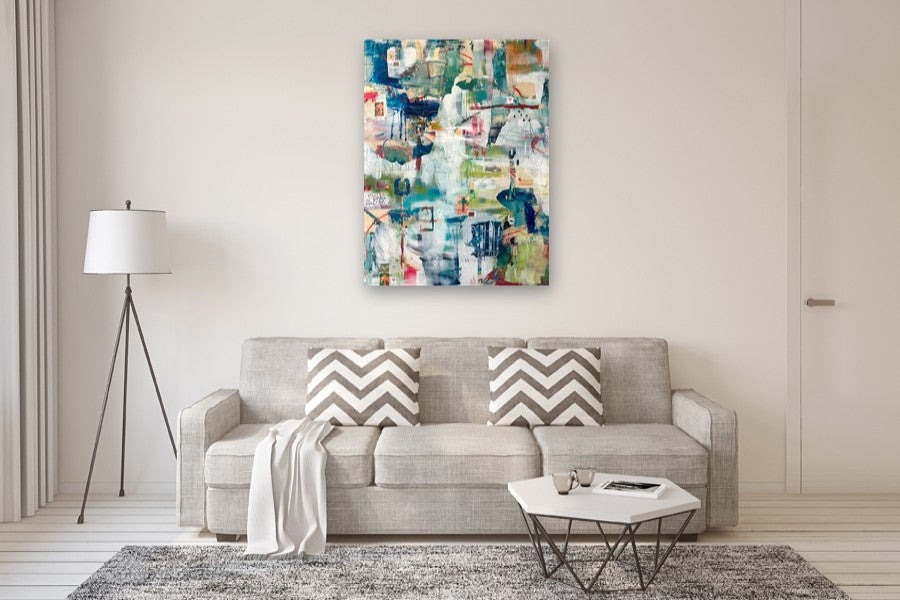 Along the Way by Linda Shaffer |  In Room View of Artwork 