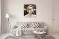 Original art for sale at UGallery.com | Color Me: A Self Portrait by Nava Lundy | $3,000 | acrylic painting | 36' h x 36' w | thumbnail 5