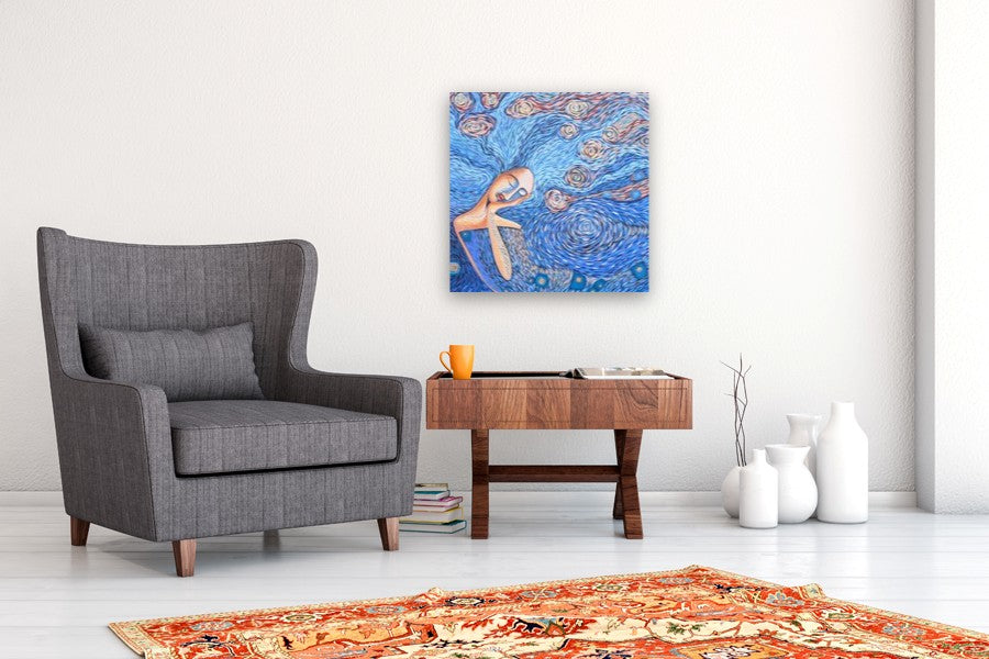Within the Flow by Diana Elena Chelaru |  In Room View of Artwork 