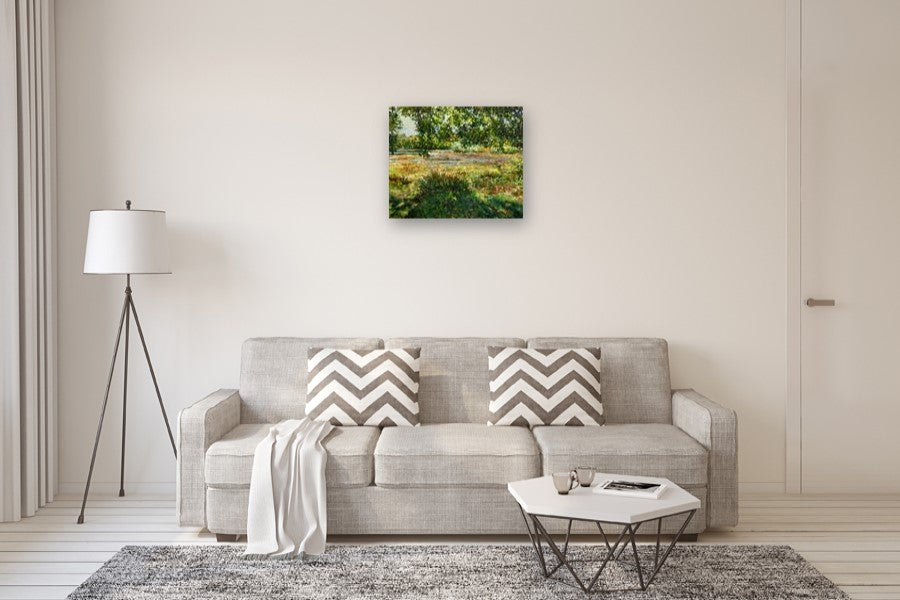 Fox Pond by Onelio Marrero |  In Room View of Artwork 