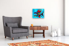 Original art for sale at UGallery.com | Finn McFlav by Allen Wittert | $800 | acrylic painting | 16' h x 20' w | thumbnail 5