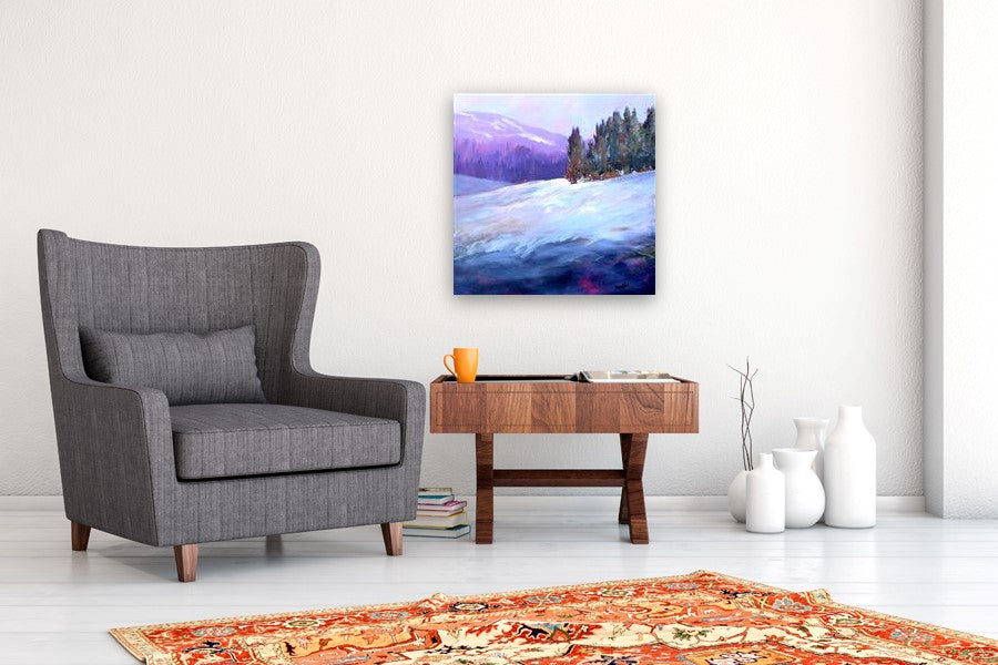 Winter Scene by Nancy Merkle |  In Room View of Artwork 