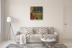 Original art for sale at UGallery.com | Second Story Window by Glenn Quist | $1,675 | acrylic painting | 32' h x 30' w | thumbnail 5