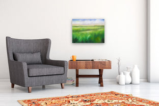 Marsh Grass - Summer by Nancy Hughes Miller |  In Room View of Artwork 
