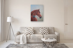 Original art for sale at UGallery.com | Someone to Watch Over by Jennifer Ross | $2,175 | mixed media artwork | 40' h x 30' w | thumbnail 5