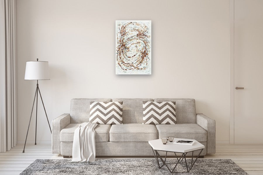 Fragmentation II - Clay by Marie-Eve Champagne |  In Room View of Artwork 