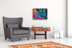 Original art for sale at UGallery.com | Descent by Ava Doran | $1,100 | ink artwork | 20' h x 24' w | thumbnail 5