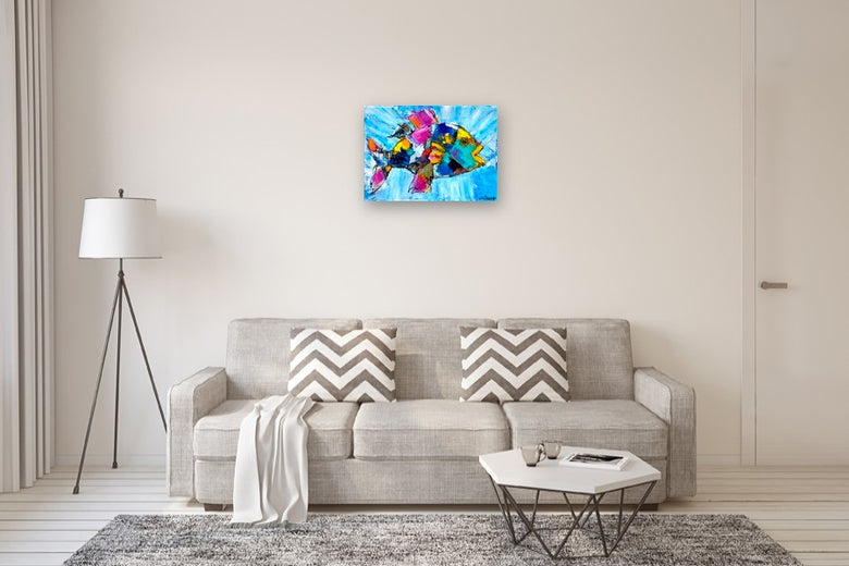 Coral Chaser by Allen Wittert |  In Room View of Artwork 