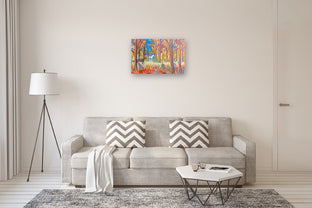 Horse Riding in Autumn - Special Commission by James Hartman |  In Room View of Artwork 
