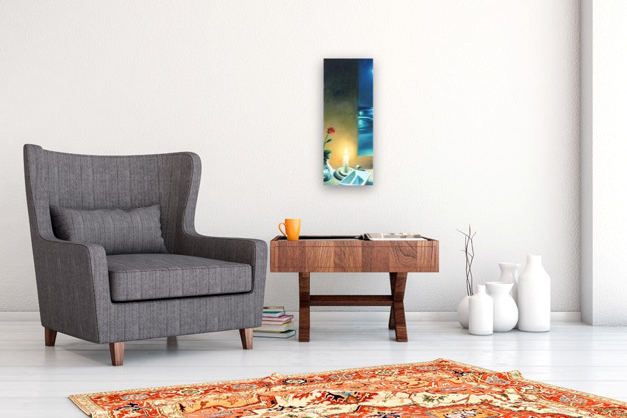 Una Luce per la Notte by Tito Rossini |  In Room View of Artwork 