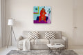 Original art for sale at UGallery.com | The Color of Music by Robin Okun | $2,400 | acrylic painting | 36' h x 36' w | thumbnail 5