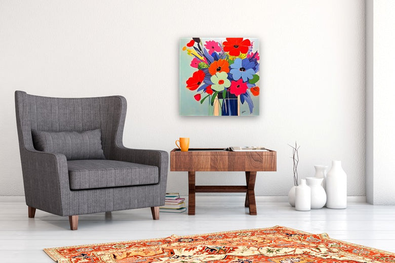 Celebrate the Day by John Jaster |  In Room View of Artwork 