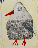 Original art for sale at UGallery.com | Bird by Andrea Krnetic Grbic | $950 | printmaking | 26' h x 19' w | thumbnail 4