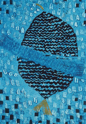 Original art for sale at UGallery.com | Klupko by Andrea Krnetic Grbic | $450 | printmaking | 13.58' h x 9.65' w