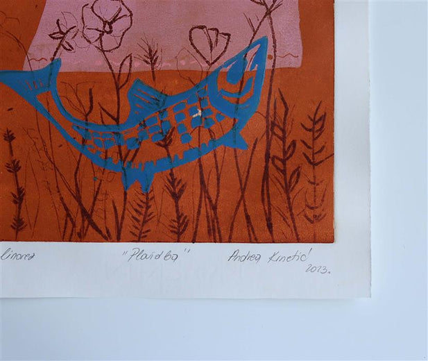 Plovidba by Andrea Krnetic Grbic |  Side View of Artwork 