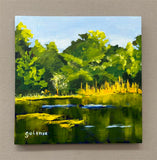 Original art for sale at UGallery.com | Reeds by JoAnn Golenia | $350 | acrylic painting | 12' h x 12' w | thumbnail 3