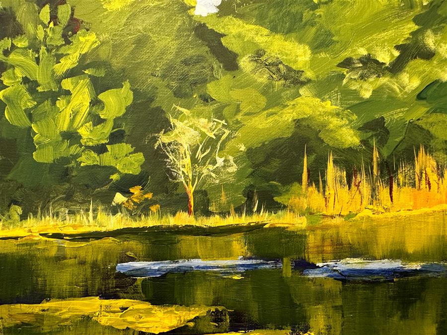 Reeds by JoAnn Golenia |  Closeup View of Artwork 