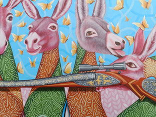 Messengers of Peace by Arvind Kumar Dubey |   Closeup View of Artwork 