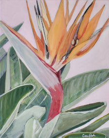 acrylic painting by Carey Parks titled Birds of Paradise