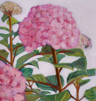 Flowering Pinks by Carey Parks |   Closeup View of Artwork 