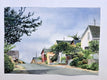 Original art for sale at UGallery.com | Mendocino Cottages by Catherine McCargar | $1,300 | watercolor painting | 14' h x 20' w | thumbnail 3