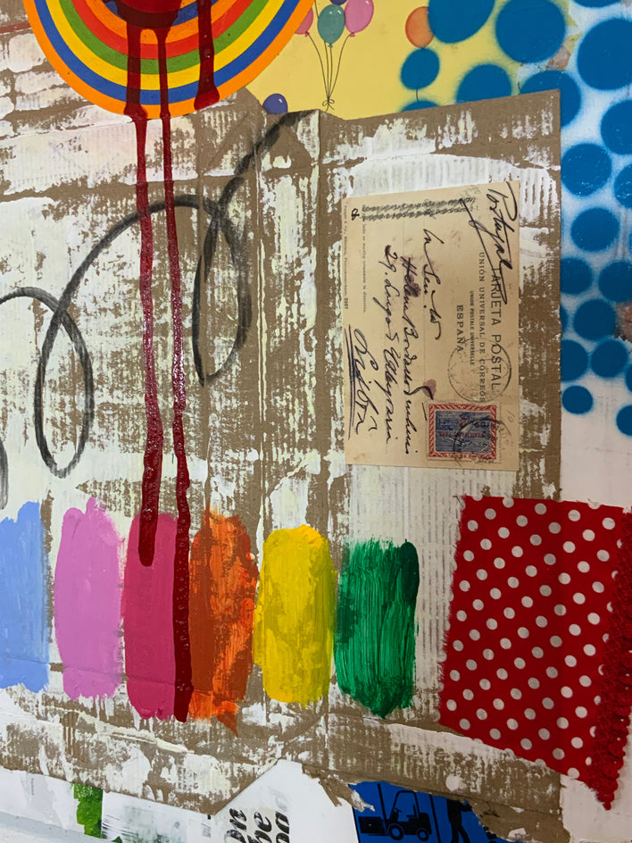 Basic General Education by Chus Galiano |  Closeup View of Artwork 