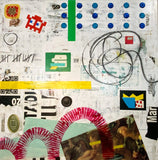 Original art for sale at UGallery.com | Joy of Living by Chus Galiano | $1,950 | mixed media artwork | 39.4' h x 39.4' w | thumbnail 1