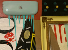 Original art for sale at UGallery.com | Le Méduse by Chus Galiano | $2,200 | mixed media artwork | 39.4' h x 47.25' w | thumbnail 4