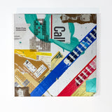 Original art for sale at UGallery.com | Paris (I) by Chus Galiano | $800 | mixed media artwork | 15.75' h x 15.75' w | thumbnail 3