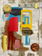 Original art for sale at UGallery.com | Sushi No.1 by Chus Galiano | $800 | mixed media artwork | 19.7' h x 15.75' w | thumbnail 4