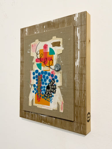 Sushi No.3 by Chus Galiano |  Side View of Artwork 