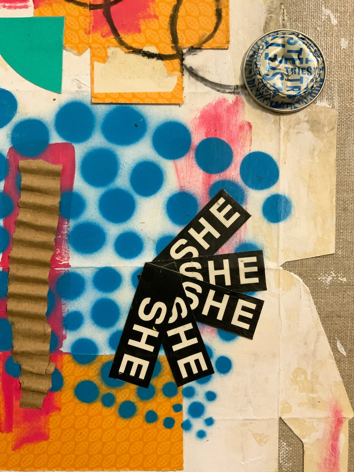 Sushi No.3 by Chus Galiano |  Closeup View of Artwork 