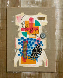 Original art for sale at UGallery.com | Sushi No.3 by Chus Galiano | $900 | mixed media artwork | 19.7' h x 15.75' w | thumbnail 1