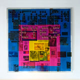 Original art for sale at UGallery.com | To Open Eyes by Chus Galiano | $2,450 | mixed media artwork | 47.25' h x 47.25' w | thumbnail 3