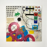 Original art for sale at UGallery.com | Trial and Error by Chus Galiano | $1,950 | mixed media artwork | 39.4' h x 39.4' w | thumbnail 3