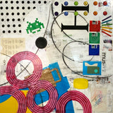 Original art for sale at UGallery.com | Trial and Error by Chus Galiano | $1,950 | mixed media artwork | 39.4' h x 39.4' w | thumbnail 1