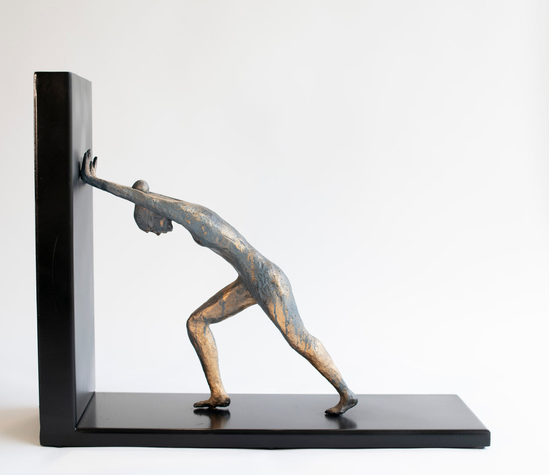 Our Fight by Cristobal Corbeaux |  Side View of Artwork 