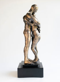 sculpture by Cristobal Corbeaux titled Shelter