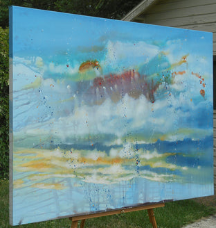 To Where Your Dreams Are by Cynthia Ligeros |  Side View of Artwork 