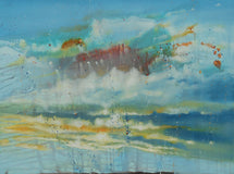 Original art for sale at UGallery.com | To Where Your Dreams Are by Cynthia Ligeros | $4,400 | oil painting | 36' h x 48' w | thumbnail 1