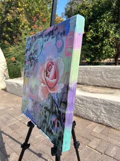 Beauty in Ashes by Dafni Milan |  Side View of Artwork 