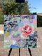 Original art for sale at UGallery.com | Beauty in Ashes by Dafni Milan | $1,350 | mixed media artwork | 20' h x 20' w | thumbnail 3